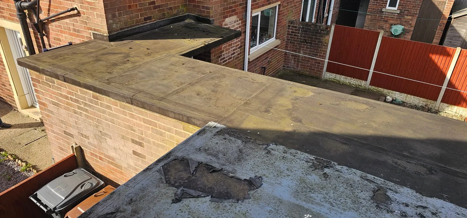 Site photo 2 of 4 from L-Shaped Extension Roof, Lincoln